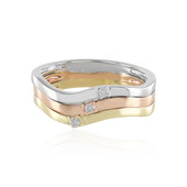 Gouden ring met I3 (J) Diamanten
