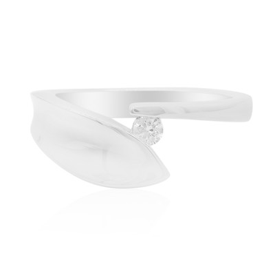Zilveren ring met een I1 (G) Diamant (Annette)