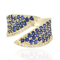 Gouden ring met blauwe saffieren (Adela Gold)