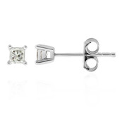 Zilveren oorbellen met I3 (H) Diamanten