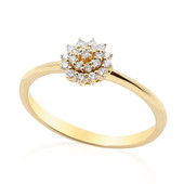 Gouden ring met een SI3 (G) Diamant