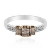 Gouden ring met SI2 Bruine Diamanten (CIRARI)