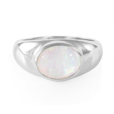 Zilveren ring met een Australische opaal