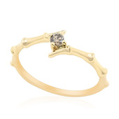 Gouden ring met een SI2 Argyle Rose de France Diamant (de Melo)