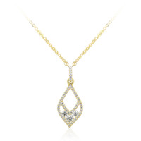 Gouden halsketting met een Loepzuivere (F) Diamant (LUCENT DIAMONDS)