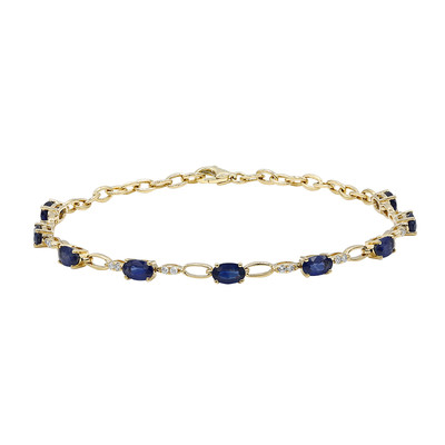 Gouden armband met Blauwe Ceylon saffieren (CIRARI)