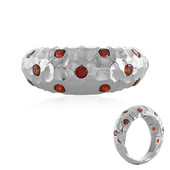 Zilveren ring met rode zirkonen (SAELOCANA)
