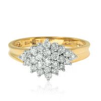 Gouden ring met SI diamanten