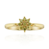 Gouden ring met gele VS1 diamanten (Annette)