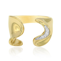 Zilveren ring met I1 (G) Diamanten