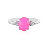 Zilveren ring met een Roze Ethopische Opaal