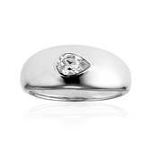 Zilveren ring met een zirkoon