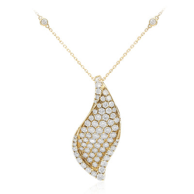 Gouden halsketting met I1 (H) Diamanten (CIRARI)