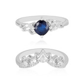 Zilveren ring met een Koningsblauwe Spinel