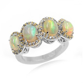 Zilveren ring met Welo-opalen (Dallas Prince Designs)