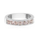 Zilveren ring met roze toermalijnen (MONOSONO COLLECTION)