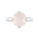 Zilveren ring met een rozen kwarts