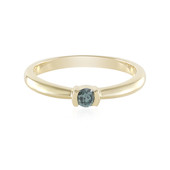 Gouden ring met een I1 Blauwe Diamant