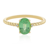 Gouden ring met een Groene Kyaniet