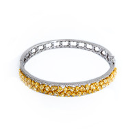 Gouden armband met gele diamanten (CIRARI)