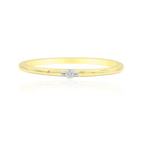 Gouden ring met een Diamant SI2 (G)