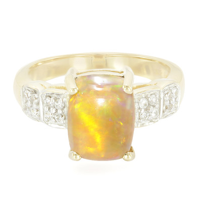 Gouden ring met een Kalimaya-Opaal