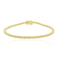 Gouden armband met Si1 Kanarie Diamanten