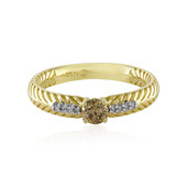 Gouden ring met een I2 Champagne Diamant (Ornaments by de Melo)