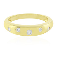 Gouden ring met een I4 (J) Diamant
