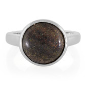 Zilveren ring met een matrix opaal