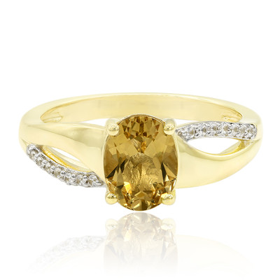 Gouden ring met een Gouden Xia Beril
