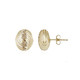 Gouden oorbellen met I3 Champagne Diamanten (Ornaments by de Melo)