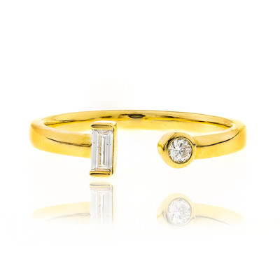 Gouden ring met een SI diamant (CIRARI)