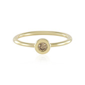 Gouden ring met een I3 Champagne Diamant