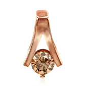 Gouden hanger met een VS1 Argyle-Rose de France-Diamant (Annette)