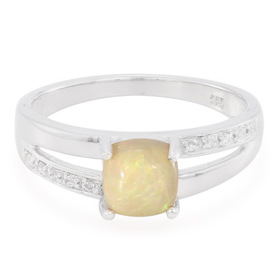 Zilveren ring met een Kalimaya-Opaal