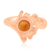 Zilveren ring met een Oranje agaat