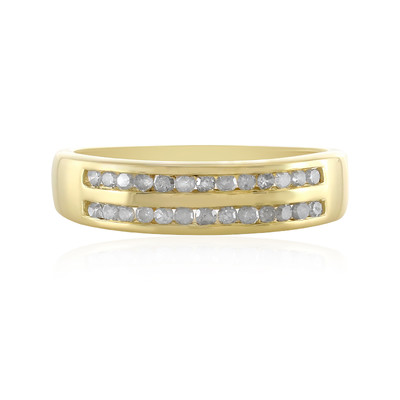 Gouden ring met I4 (J) Diamanten