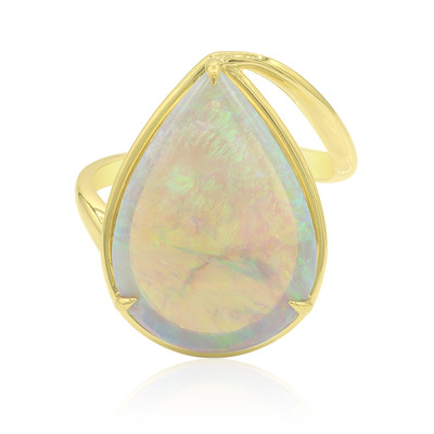 Gouden ring met een Lightning Ridge Opaal (Mark Tremonti)