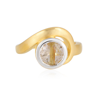 Zilveren ring met een rutielkwarts (MONOSONO COLLECTION)
