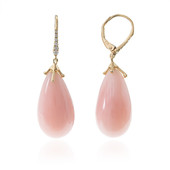 Gouden oorbellen met roze opalen (CIRARI)