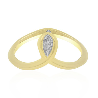 Gouden ring met een VS2 (G) Diamant (de Melo)