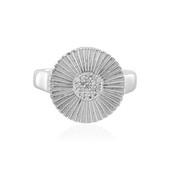 Zilveren ring met I2 (H) Diamanten
