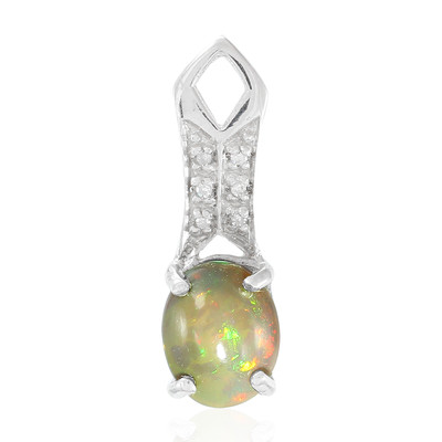 Zilveren hanger met een Mezezo opaal