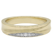 Gouden ring met een SI diamant (Annette)