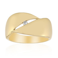 Zilveren ring met een Diamant SI1 (G)