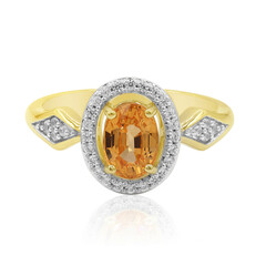 Gouden ring met een spessartien (Tenner Diniz)