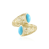 Gouden ring met Sleeping Beauty Turkooisen (Ornaments by de Melo)