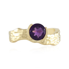 Zilveren ring met een amethist