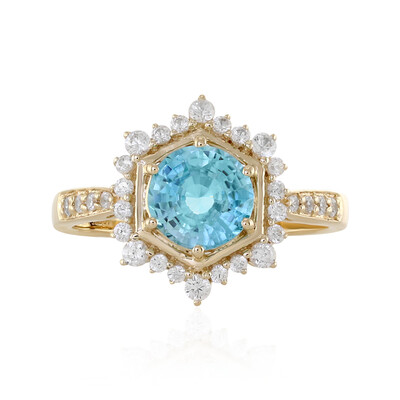 Gouden ring met een Ratanakiri zirkoon (Adela Gold)